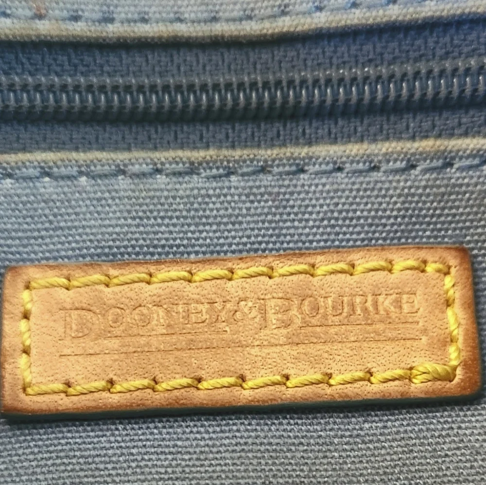 VINTAGE Dooney & Bourke Rainbow Monogram Shoulder Bag  - Picture 3 of 5